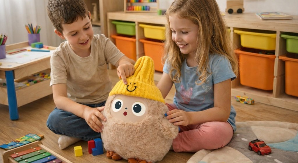 בובת Nunu-AI לילדים עם עזרה בלימוד, שיחה ומשחק חכם