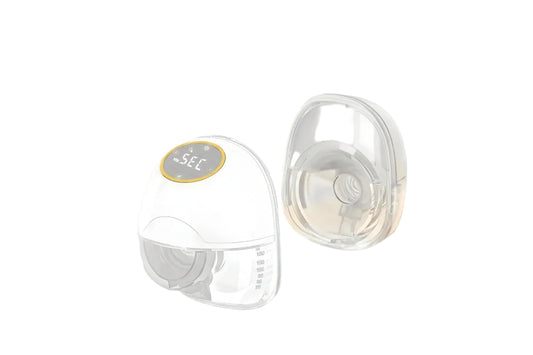 משאבת חלב חשמלית לבישה בעיצוב קומפקטי וללא ידיים