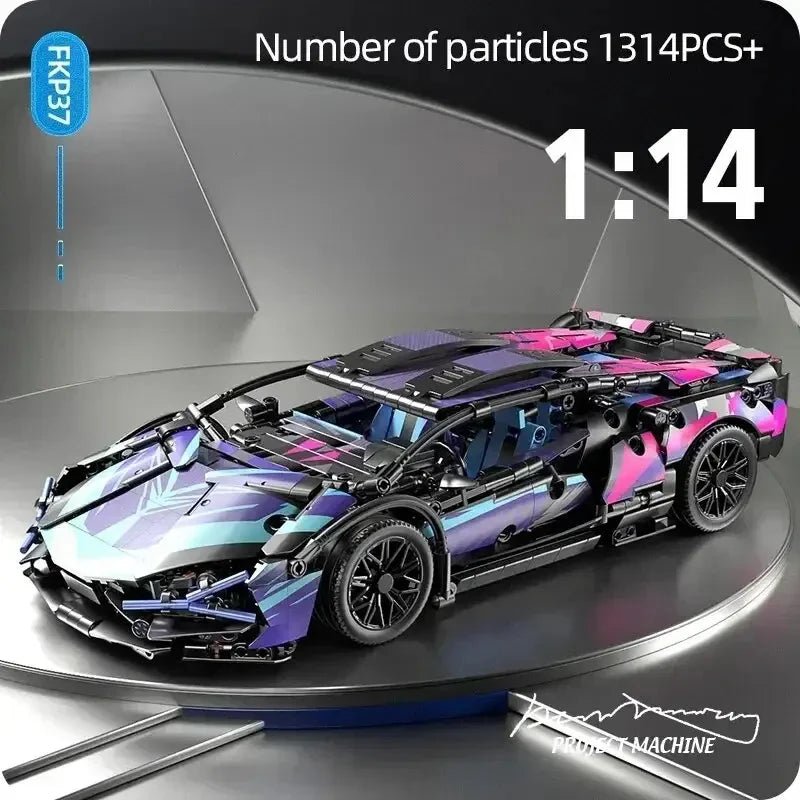 ערכת מכונית מרוץ להרכבה - 1280 חלקים - BenzcraftIL