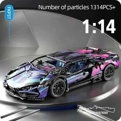 ערכת מכונית מרוץ להרכבה - 1280 חלקים - BenzcraftIL