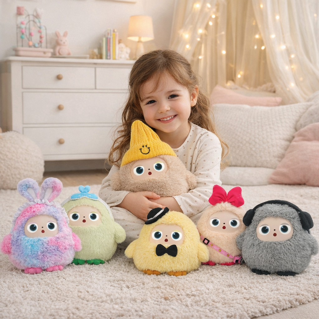 בובת AI אינטראקטיבית לילדים עם הצגת פיצ'ר של תגובה חכמה