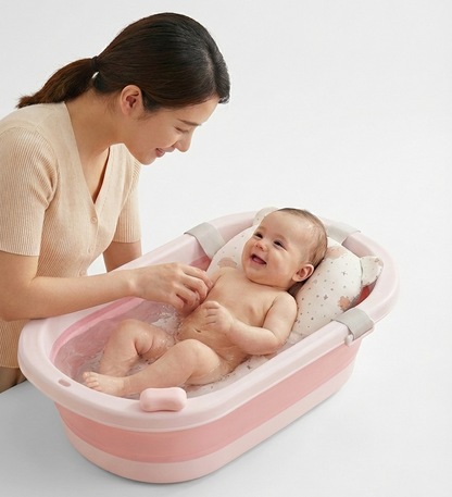 כרית אמבטיה לתינוק בזמן רחצה נוחה ובטוחה
