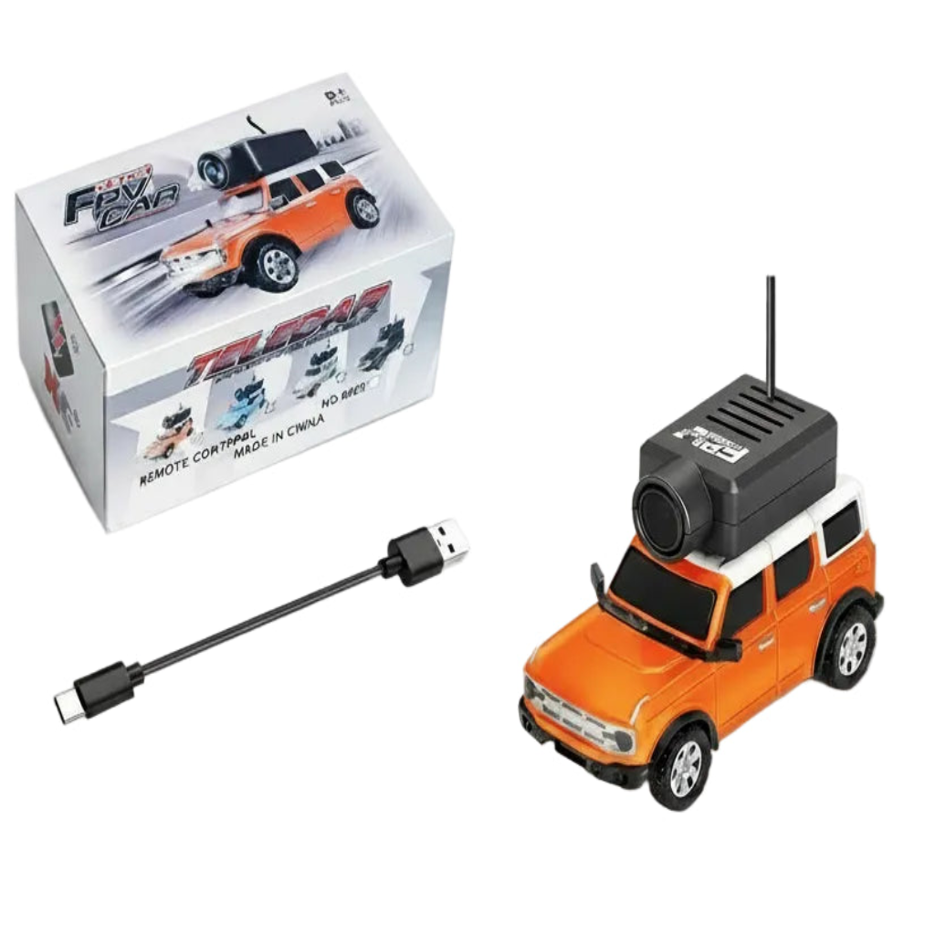 מכונית דריפט RC עם מצלמת FPV במארז עם שלט ואביזרים