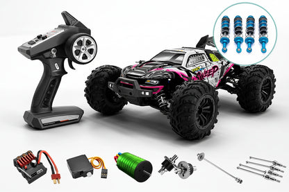 רכב שטח על שלט 4X4 בראשלס 1:16 – 70 קמ״ש