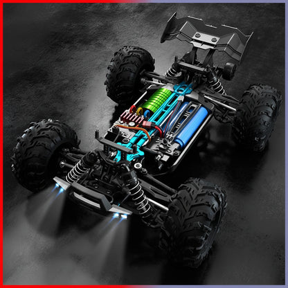 רכב שטח על שלט 4X4 בראשלס 1:16 – 70 קמ״ש