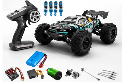 רכב שטח על שלט 4X4 בראשלס 1:16 – 70 קמ״ש