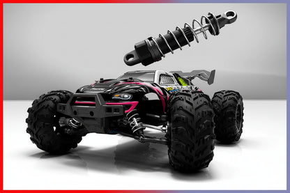 רכב שטח על שלט 4X4 בראשלס 1:16 – 70 קמ״ש