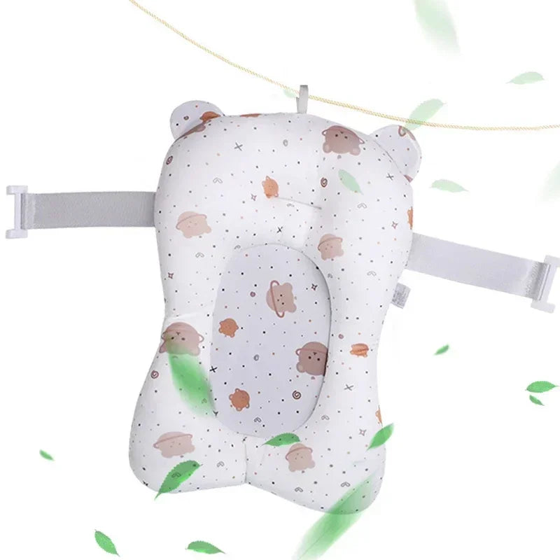 כרית אמבטיה לתינוק עם עיצוב תלייה ובד נושם