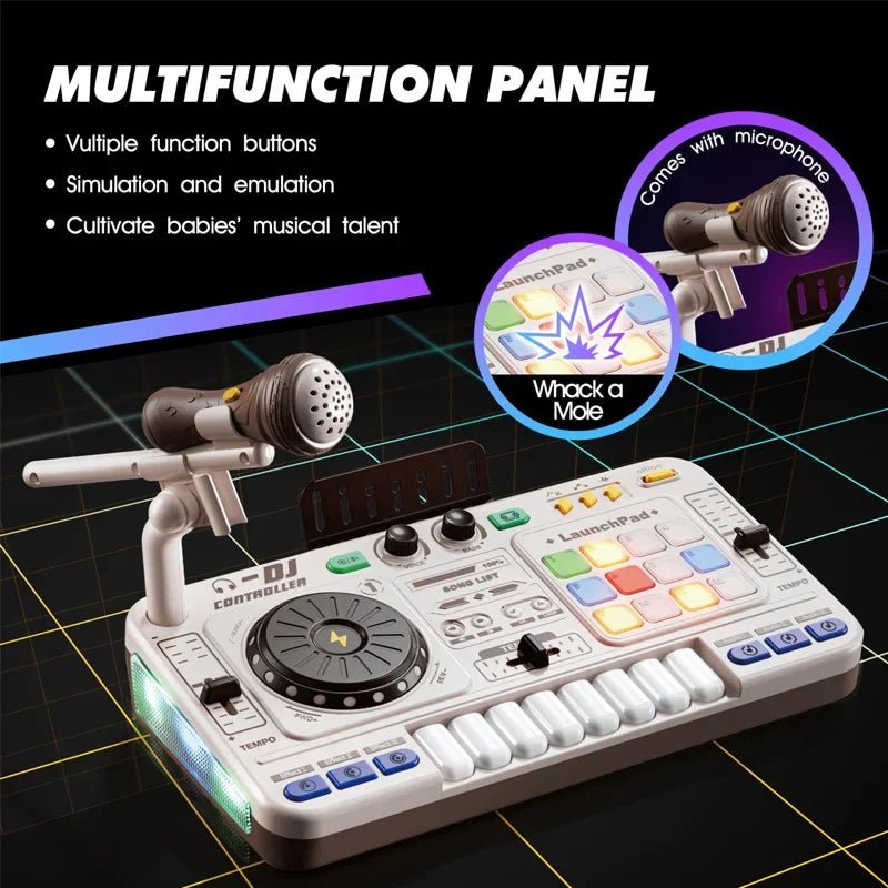 מיקסר DJ לילדים - צעצוע מוזיקלי אלקטרוני - BenzcraftIL