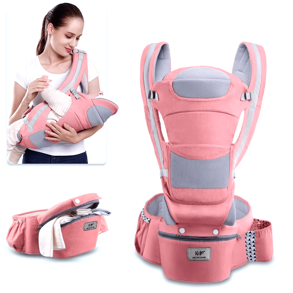 מנשא תינוק Hipseat - נשיאה בטוחה ותמיכה לגב - BenzcraftIL