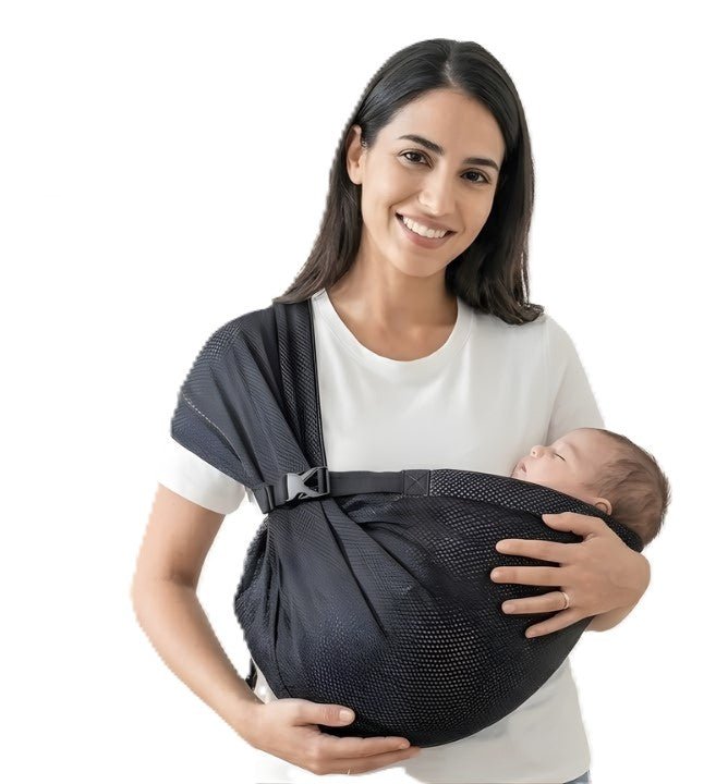 מנשא תינוק ארגונומי למותן ולנשיאה קדמית – נוחות מקסימלית להורה ולתינוק